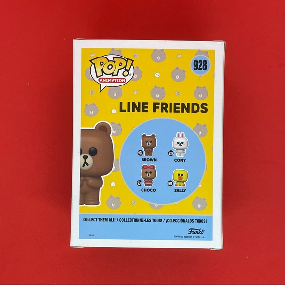Funko Pop! Line Friends Brown Flocked #928 Funko-Shop LE Exclusive 7500 PCS - Picture 3 of 6